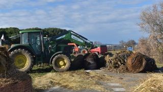 180 tracteurs avaient bloqué la nationale RN20 à hauteur de Pamiers. 180 tracteurs avaient bloqué la nationale RN20 à hauteur de Pamiers.