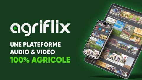 Agriflix la plateforme VOD 100 % agricole, a été présentée mardi 27 février 2024 au Salon de l'agriculture. Agriflix la plateforme VOD 100 % agricole, a été présentée mardi 27 février 2024 au Salon de l'agriculture.