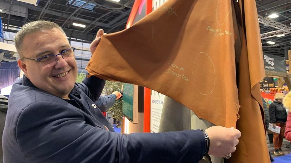 Christophe Dehard président de fédération française des cuirs et peaux.