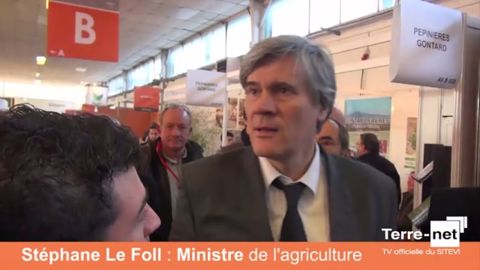 Stéphane Le Foll clôture la 26 édition du salon des filières vigne et vin