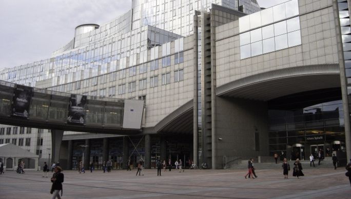 Parlement européen à Bruxelles.