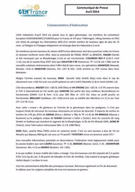 Commentaires Gen France