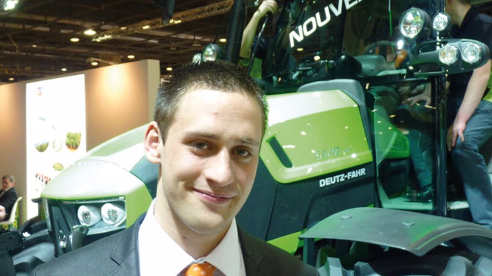 Alexandre Legris aux tracteurs pour Same Deutz-Fahr Alexandre Legris aux tracteurs pour Same Deutz-Fahr