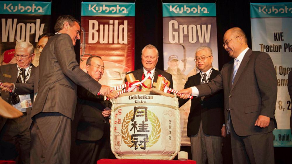 Kubota inaugure sa nouvelle usine américaine Kubota inaugure sa nouvelle usine américaine