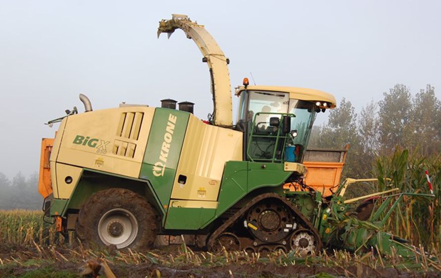 Les chenilles Zuidberg s'attaquent aux ensileuses