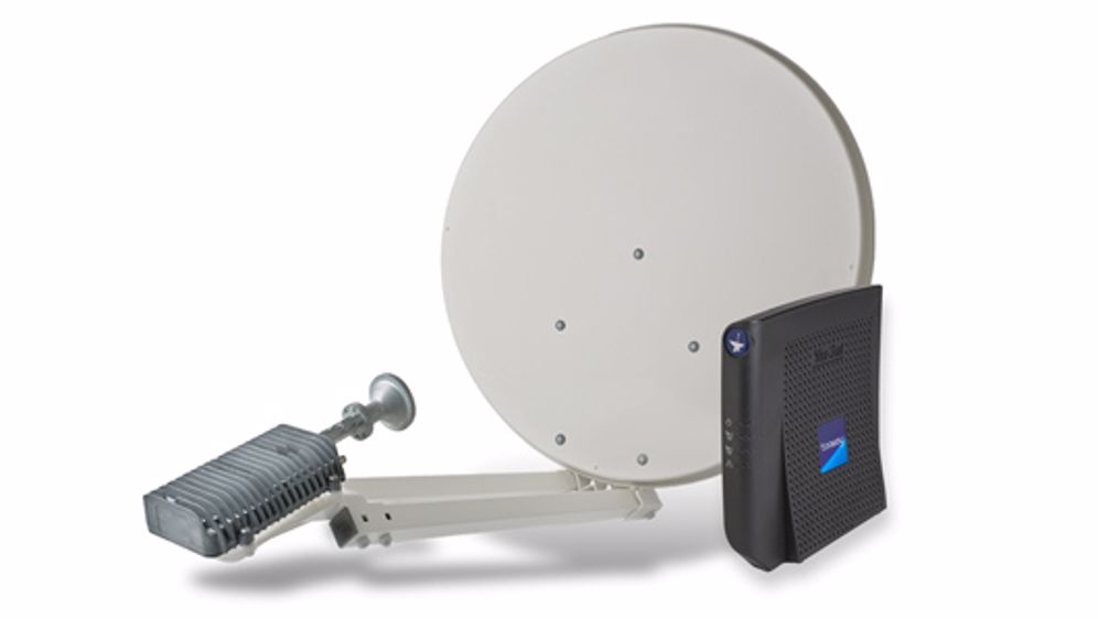 Une expérimentation de très haut débit par satellite