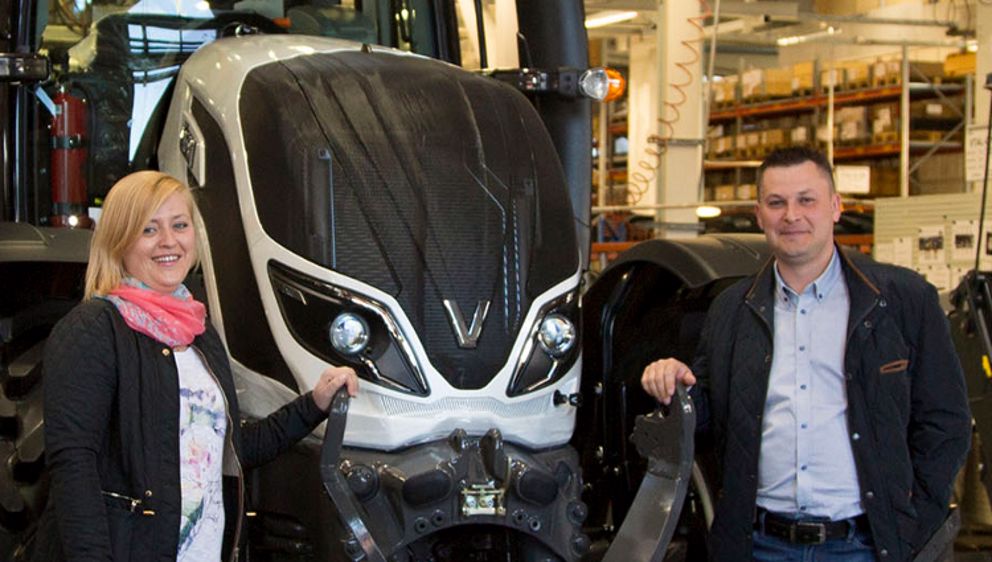 Montée en régime du Valtra T4