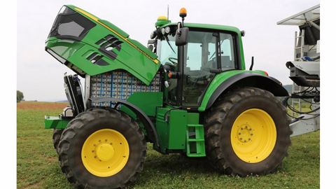Un tracteur John Deere 100 % électrique Un tracteur John Deere 100 % électrique