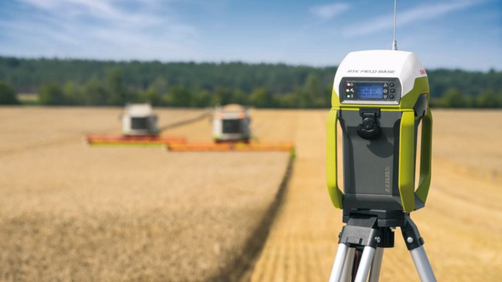 Claas : une base RTK mobile à mise en oeuvre rapide Claas : une base RTK mobile à mise en oeuvre rapide