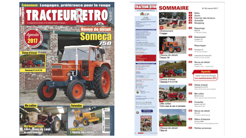 Tracteur Rétro n°56 vient de paraître Tracteur Rétro n°56 vient de paraître
