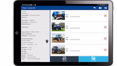 Un outil d'Irium pour gérer la location de matériels