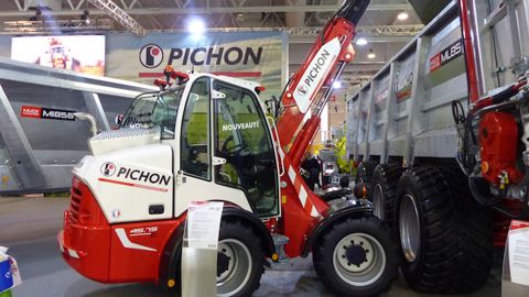 La chargeuse articulée à bras télescopique Pichon boostée à 75 ch La chargeuse articulée à bras télescopique Pichon boostée à 75 ch