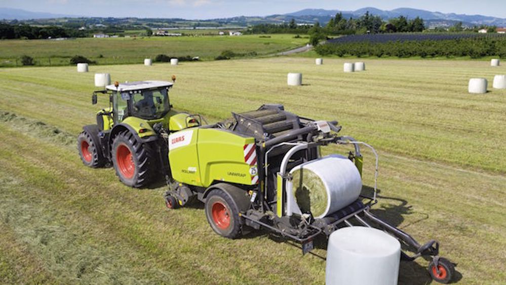 Presses-enrubanneuses Claas : filet ou film pour le liage Presses-enrubanneuses Claas : filet ou film pour le liage