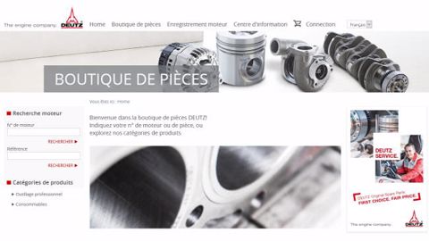 Deutz met ses pièces en ligne Deutz met ses pièces en ligne