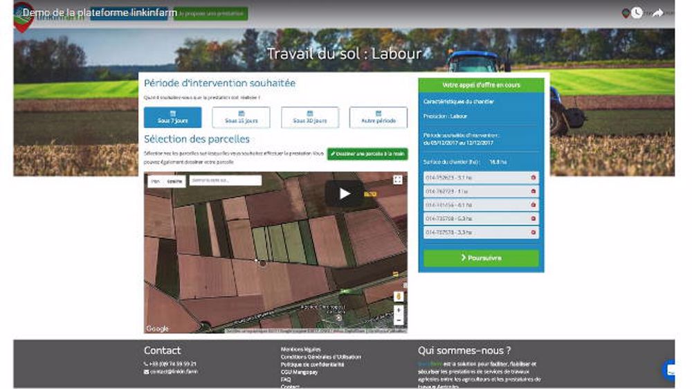 Linkinfarm relie les agriculteurs aux entrepreneurs Linkinfarm relie les agriculteurs aux entrepreneurs