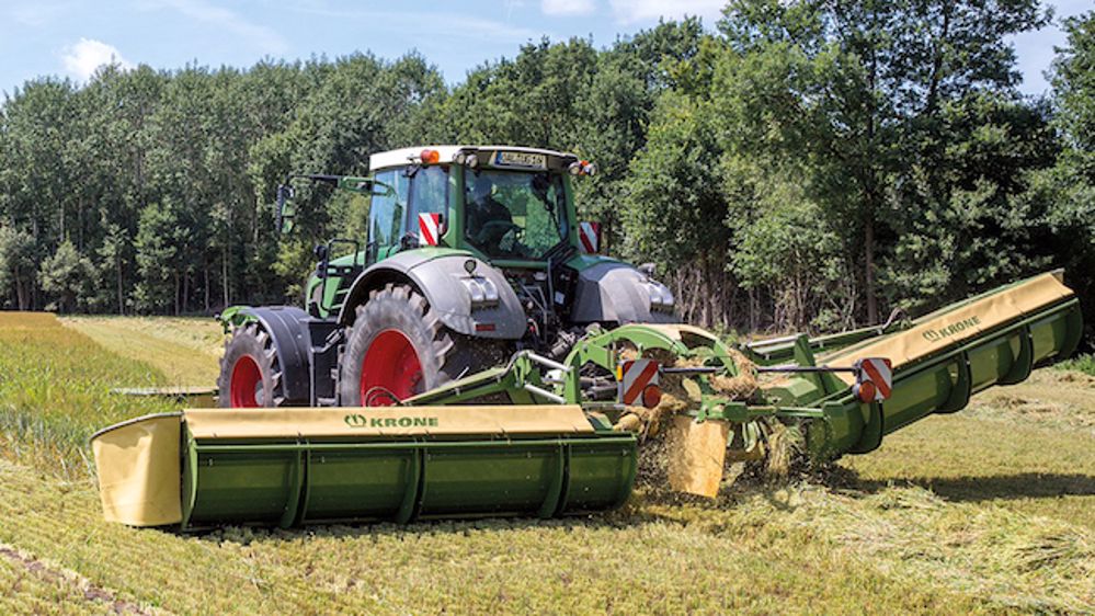 Krone : faucher et grouper sans conditionner Krone : faucher et grouper sans conditionner
