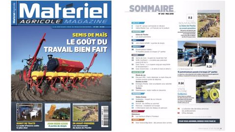 Matériel Agricole n°243 dans votre boîte aux lettres ou en kiosque !
