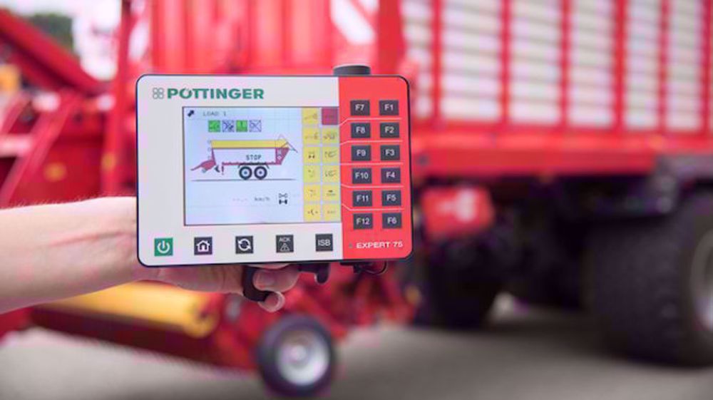 Pöttinger : un terminal Isobus ergonomique Pöttinger : un terminal Isobus ergonomique