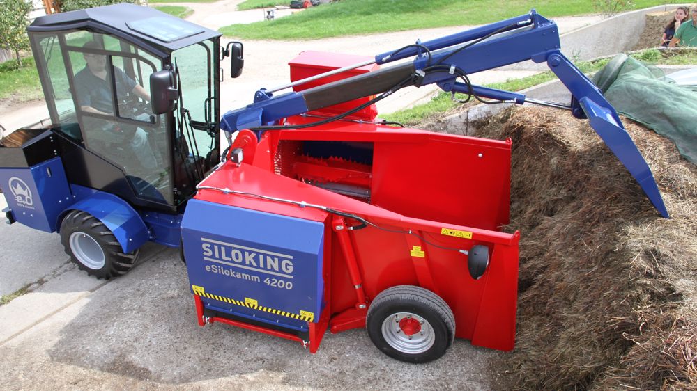 Siloking : une désileuse automotrice articulée Siloking : une désileuse automotrice articulée