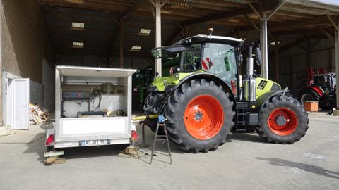 Claas Arion 660 CMatic : Les mesures Claas Arion 660 CMatic : Les mesures