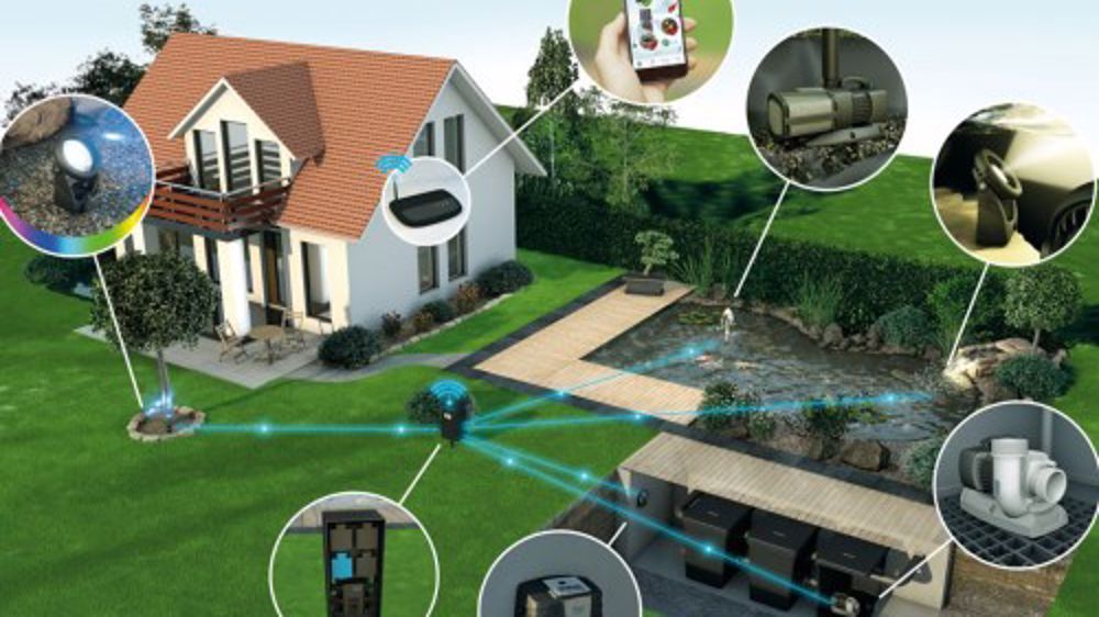Oase : 10 appareils contrôlés par wi-fi dans le jardin