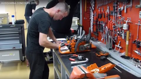 Husqvarna : un concours des meilleurs techniciens du réseau Husqvarna : un concours des meilleurs techniciens du réseau
