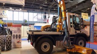 Europe Service : une épareuse Rousseau sur Unimog