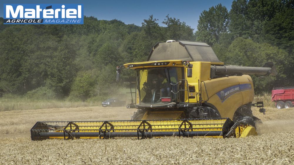 Vidéo : Essai de la moissonneuse-batteuse New Holland CX8.80