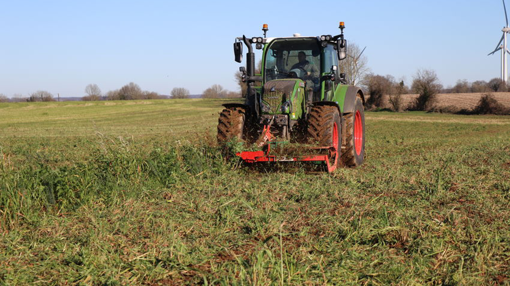 Agripartner propose un rouleau hacheur