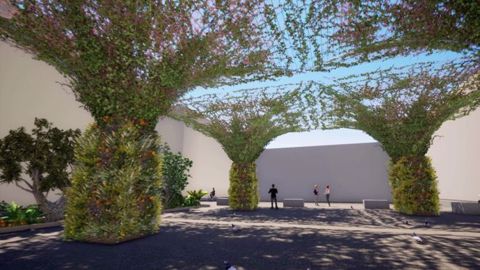 Green Sentinel : 20 m² d'ombre dans la chaleur des villes Green Sentinel : 20 m² d'ombre dans la chaleur des villes