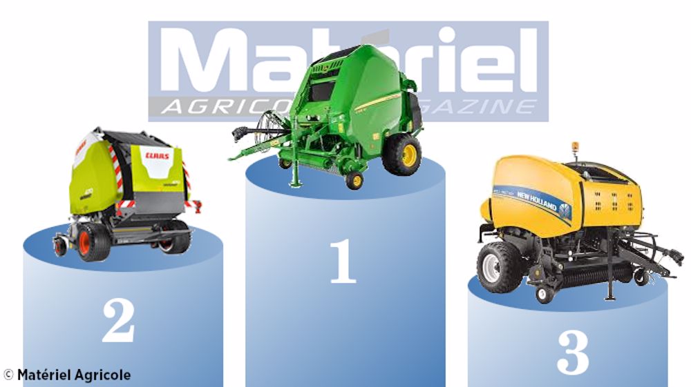 Presses à balles rondes : un solide trio de tête