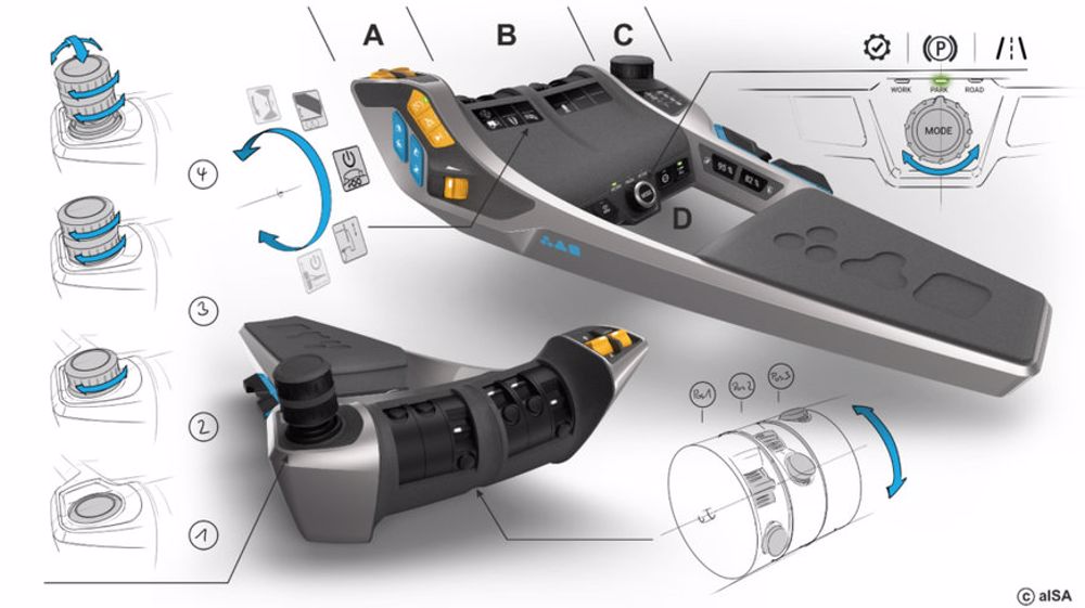 Elobau conçoit l'accoudoir des tracteurs de demain