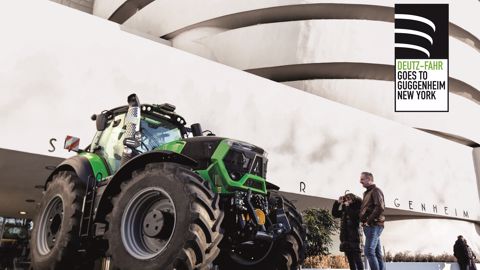 Un Deutz Fahr 9340 TTV en avant-garde de l’art moderne Un Deutz Fahr 9340 TTV en avant-garde de l’art moderne