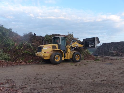 Trangétal : plateforme de transformation des déchets verts.