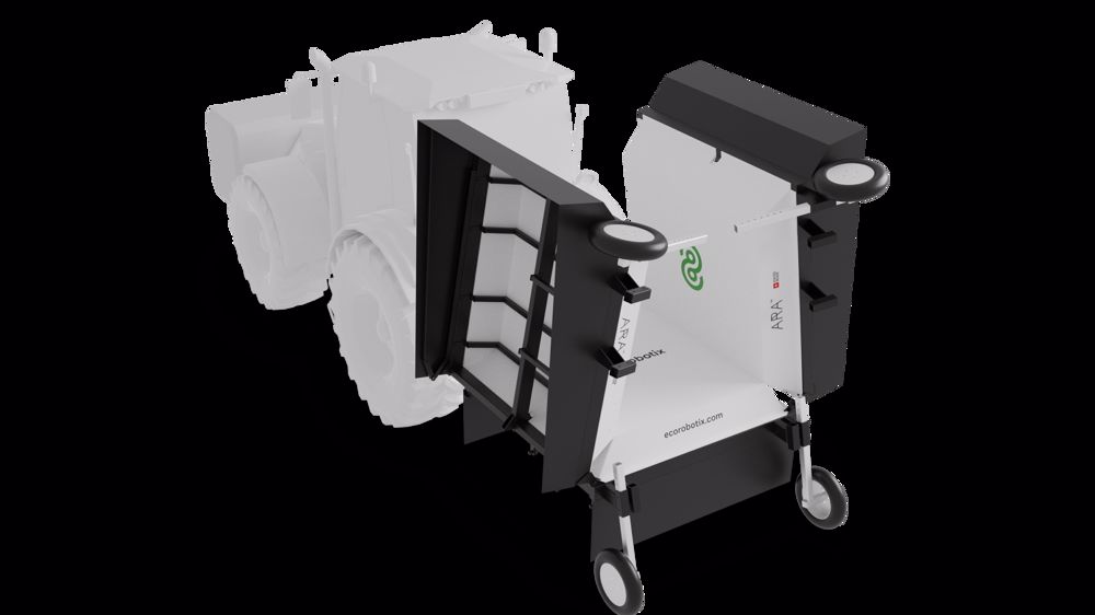 Ecorobotix : le robot de désherbage ARA s'adapte à l'arrière du tracteur Ecorobotix : le robot de désherbage ARA s'adapte à l'arrière du tracteur