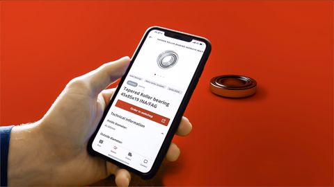 L'App Kramp dispose d'un reconnaissance photo