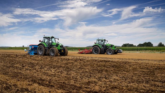 Les tracteurs Série 6 TTV de Deutz-Fahr montent en puissance Les tracteurs Série 6 TTV de Deutz-Fahr montent en puissance