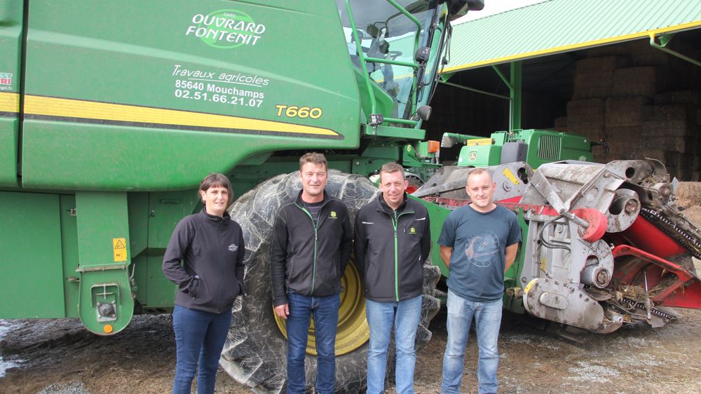 Pour les quatre gérants de l’ETA vendéenne Ouvrard Fontenit – de gauche à droite : Anaïs Ouvrard, Stéphane Fontenit, Étienne Joguet et Paul Ouvrard –, l’accueil d’apprentis est une excellente opportunité pour recruter de futurs salariés.