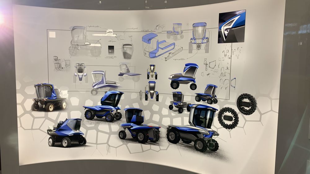 New Holland : le concept de tracteur enjambeur Straddle Tractor pour grands crus New Holland : le concept de tracteur enjambeur Straddle Tractor pour grands crus