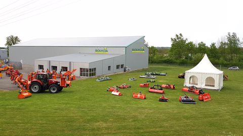Les installations de Solycia à Villeneuve-sur-Lot (47). Les installations de Solycia à Villeneuve-sur-Lot (47).