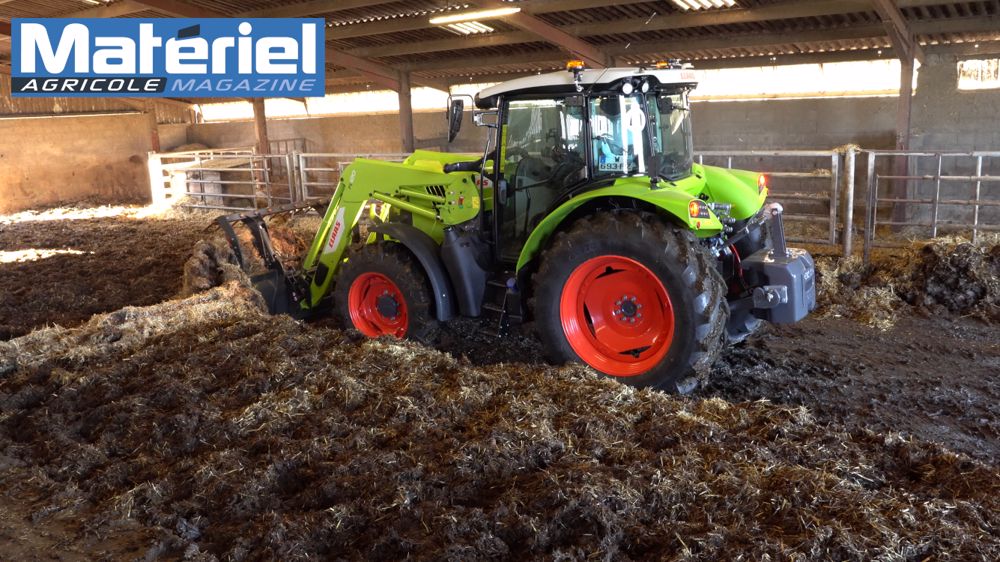 Vidéo : Essai tracteur Claas Arion 450, une vue panoramique au chargeur frontal Vidéo : Essai tracteur Claas Arion 450, une vue panoramique au chargeur frontal