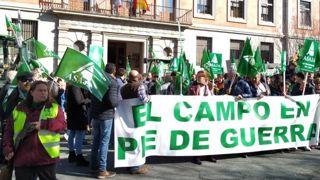 Les agriculteurs espagnols dans la rue Les agriculteurs espagnols dans la rue