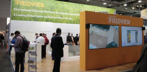 Le stand Climate FieldView à Agritechnica. @V. Gobert/GFA