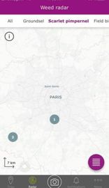 La carte indique les problèmes rencontrés par des agriculteurs voisins. © L. Coassin