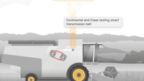 Une courroie de transmission connectée