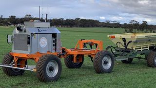 Un distributeur d’engrais robotisé Un distributeur d’engrais robotisé