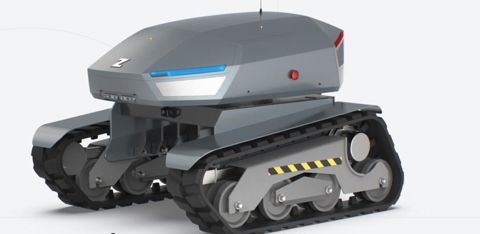 Dévoilé lors du Fira 2020, le Bearcub 24 de ZTractor est un engin de surveillance autonome des cultures entièrement électrique. Il embarque six caméras et 67 capteurs pour analyser la végétation. © ZTractor
