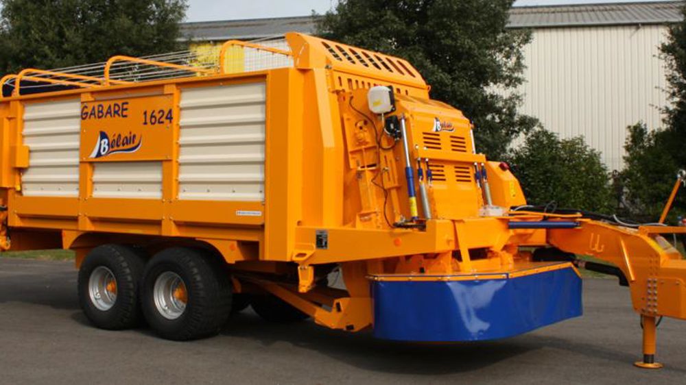 Une autochargeuse à coupe rotative