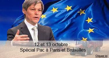 Le commissaire européen à l'agriculture Dacian Ciolos présente la Pac 2014 à Bruxelles.