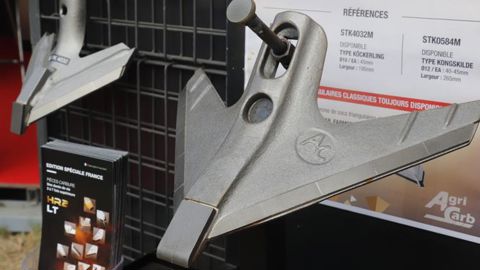 Aileron monobloc, boulon carbure et rasette